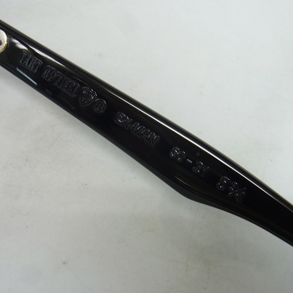 実際に弊社で買取させて頂いたTART OPTICAL/タートオプティカル EX-MAN  ブラウンアンバー メガネフレームの画像 5枚目