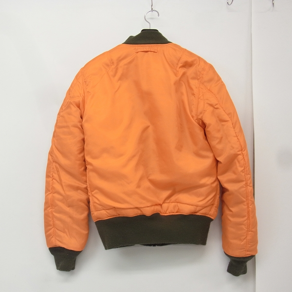 実際に弊社で買取させて頂いたuniform experiment×ALPHA/ユニフォームエクスペリメント TIGHT FIT MA-1/ジャケット Sの画像 3枚目