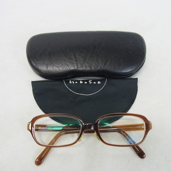 実際に弊社で買取させて頂いた白山眼鏡店/ハクサンガンキョウテン フルリム メガネフレーム の画像 6枚目