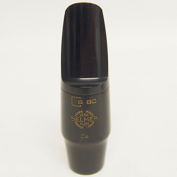 実際に弊社で買取させて頂いたSELMER/セルマー アルトサックス用マウスピース S80  C☆ SELMERリガチャー/メタルキャップ付きの画像 1枚目