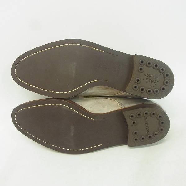 実際に弊社で買取させて頂いたMIHARAYASUHIRO/ミハラヤスヒロ ペイントカラー シューズ グレー 73251500 27.0の画像 2枚目