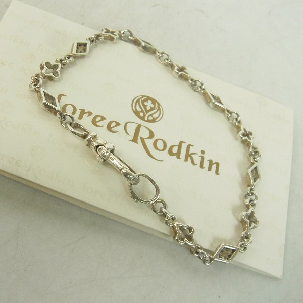 実際に弊社で買取させて頂いた【ギャラ付き】LoreeRodkin/ローリーロドキン ミクスド オープン ゴシック ダイヤリンク ブレスレット L3907-800