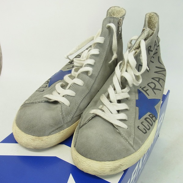 実際に弊社で買取させて頂いたGOLDEN GOOSE/ゴールデングース FRANCY/フランシー ハイカットスニーカー G29MS591.A34/42