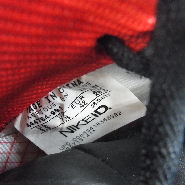 実際に弊社で買取させて頂いたNIKE iD/ナイキ AIR FORCE 1/エアフォースワン MID スニーカー 444754-991/26.5の画像 5枚目