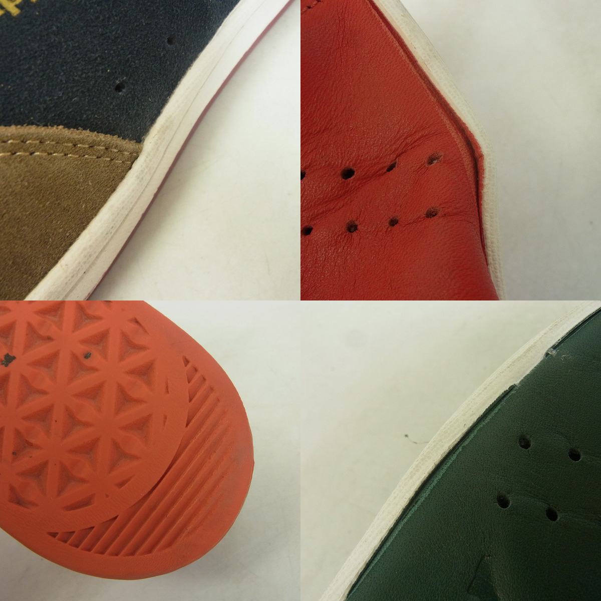 実際に弊社で買取させて頂いたKappa/カッパ レザー/スエード ローカットスニーカー/28/4点セットの画像 5枚目