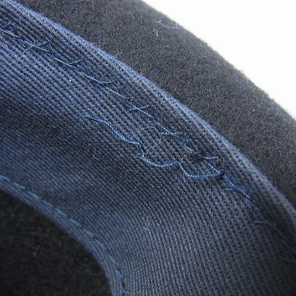 実際に弊社で買取させて頂いたCA4LA/カシラ KNOX/ノックス ウール 100% 中折ハット ブラック NOX00112の画像 6枚目