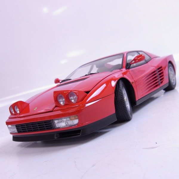 実際に弊社で買取させて頂いたKYOSHO/京商 1/18 フェラーリ テスタロッサ ダイキャストミニカー No.08422Rの画像 7枚目