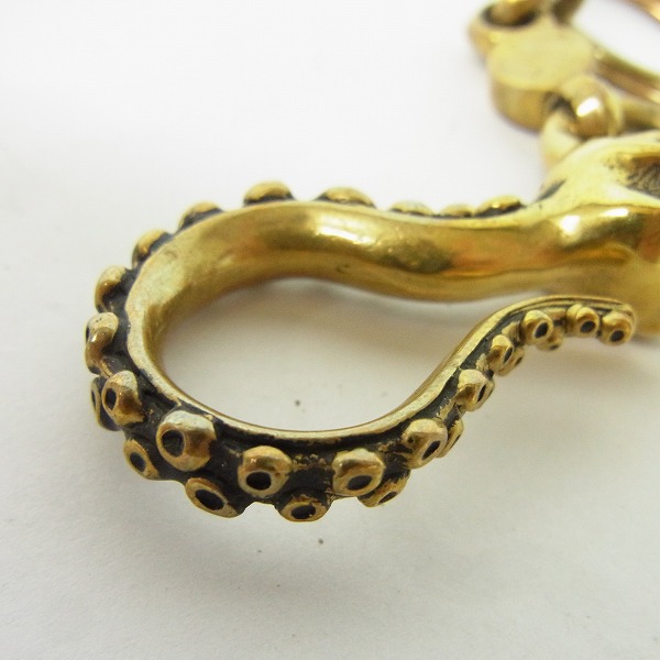 実際に弊社で買取させて頂いたTRAVIS WALKER/トラヴィスワーカー 2015ツアー限定 Tentacle Skull Hook w/TW I.D. Keychain/キーチェーンの画像 2枚目