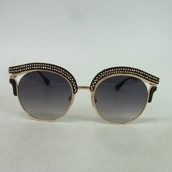 実際に弊社で買取させて頂いたJIMMY CHOO/ジミーチュウ  Lash Leather Brow Sunglasse/サングラス LASH/S PSW9Cの画像 1枚目