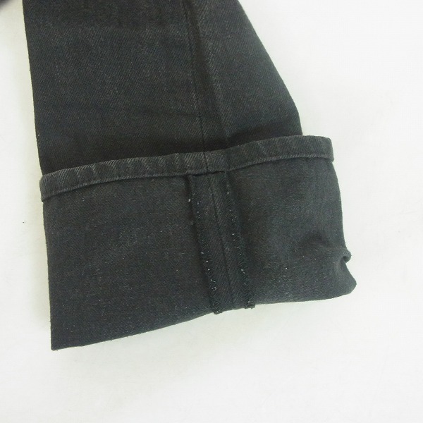 実際に弊社で買取させて頂いたCelt&Cobra/ケルト&コブラ J9-B ボタンフライデニムパンツ W29L32 ブラックコーティングの画像 6枚目