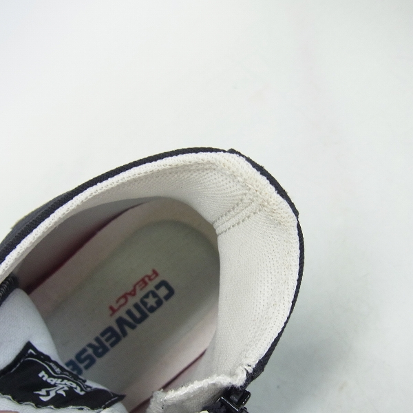 実際に弊社で買取させて頂いたCONVERSE/コンバース ALL STAR 100 コンブ HI 1CK834 ブラック/24.5の画像 4枚目
