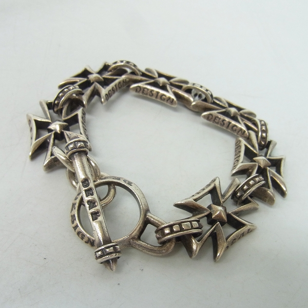 実際に弊社で買取させて頂いたDEAL DESIGN/ディールデザイン クロスガードブレスレット