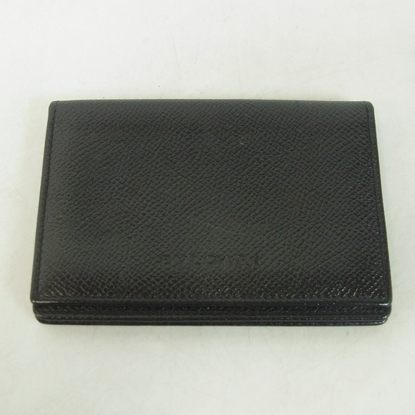 実際に弊社で買取させて頂いたBVLGARI/ブルガリ カードケース/名刺入れ レザー ブラック/黒 