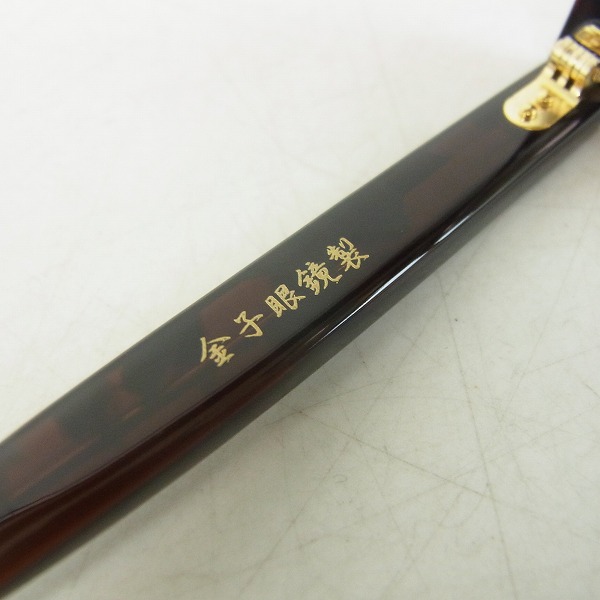 実際に弊社で買取させて頂いたSOPHNET×金子眼鏡店/ソフネット×カネコガンキョウテン BINCHOTAN メガネフレームの画像 3枚目