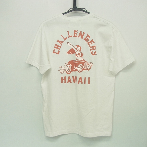 実際に弊社で買取させて頂いたCHALLENGER/チャレンジャー HAWAII フラガール 半袖Tシャツ/Lの画像 1枚目