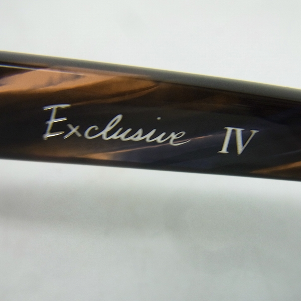 実際に弊社で買取させて頂いた泰八郎謹製/タイハチロウキンセイ exclusive IV/エクスクルーシブ4 セルロイド BLS メガネフレーム/眼鏡の画像 4枚目