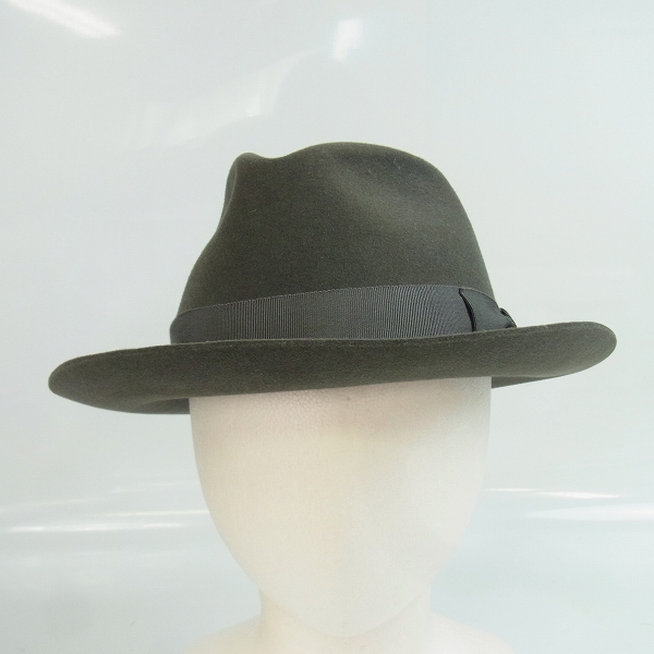 実際に弊社で買取させて頂いたKNOX/ノックス CA4LA/カシラ ラビットファー 中折れハットの画像 1枚目