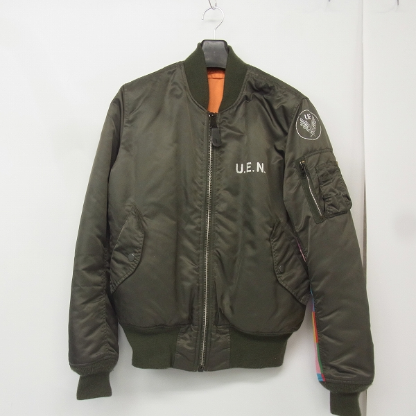 実際に弊社で買取させて頂いたuniform experiment×ALPHA/ユニフォームエクスペリメント TIGHT FIT MA-1/ジャケット S