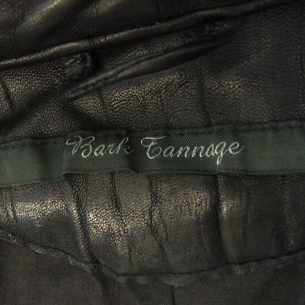 実際に弊社で買取させて頂いたBARK TANNAGE/バークタンネイジ シープスキン レザージャケット/46の画像 2枚目