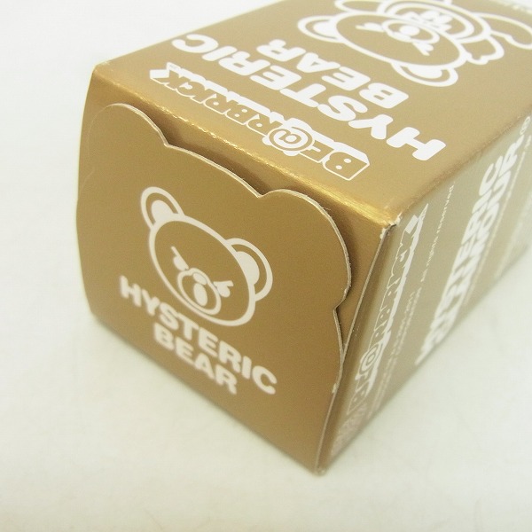 実際に弊社で買取させて頂いた【未開封】BE@RBRICK/ベアブリック HYSTERIC GLAMOUR/ヒステリックグラマー 金/ゴールド 100%の画像 1枚目