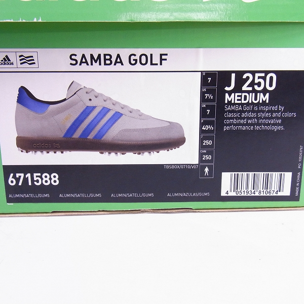 adidas/アディダス SAMBA GOLF サンバ ゴルフ ゴルフシューズ