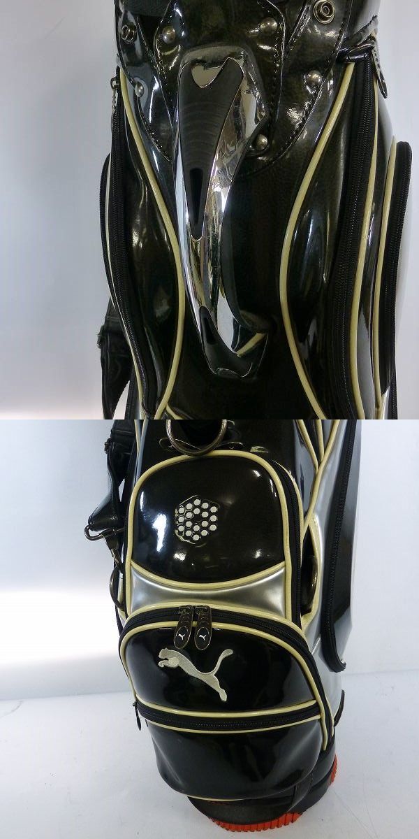 PUMA プーマ 720273104 キャディバッグ 5分割 ゴルフバッグ クラブバッグ ☆PUMA⁄プーマ 4分割キャディバッグ 720273104 9.5型 ブラック