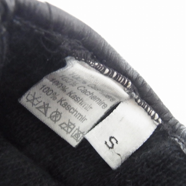 実際に弊社で買取させて頂いたGIORGIO ARMANI/ジョルジオ アルマーニ レザーグローブ/手袋の画像 4枚目