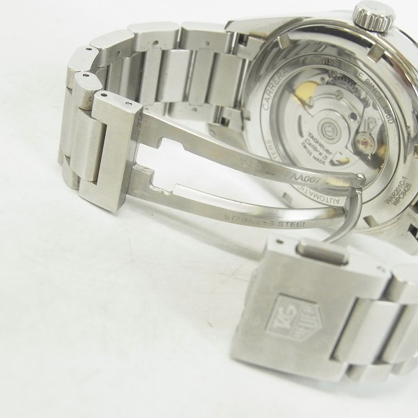実際に弊社で買取させて頂いたTAG HEUER/タグホイヤー カレラ キャリバー5 デイデイト  オートマチック 腕時計 WAR201Cの画像 2枚目