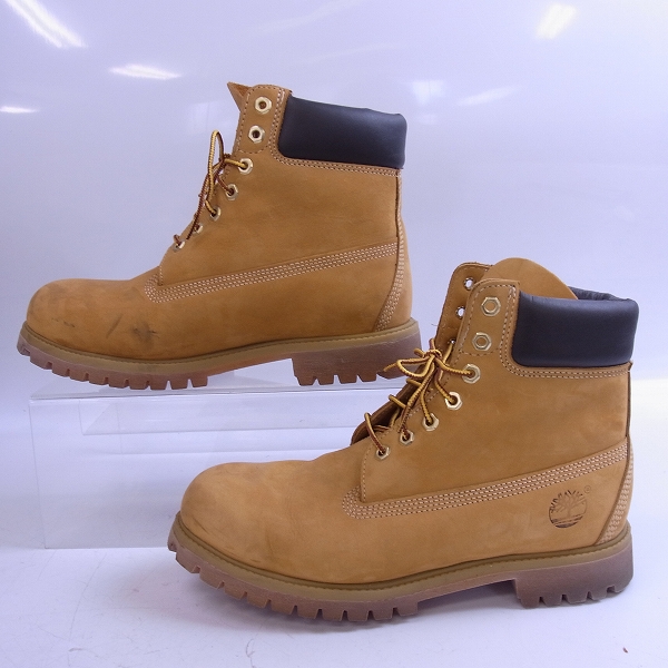 実際に弊社で買取させて頂いたTimberland/ティンバーランド プレミアムブーツ ウィートヌバック 10061/10の画像 3枚目