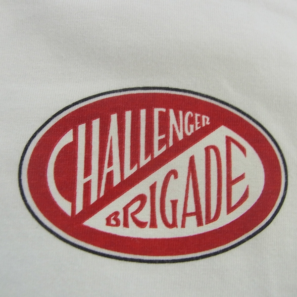 実際に弊社で買取させて頂いたCHALLENGER/チャレンジャー ロゴ/BRIGADE 半袖Tシャツ/Lの画像 4枚目