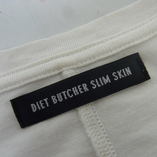 実際に弊社で買取させて頂いたDIET BUTCHER SLIM SKIN/ダイエットブッチャースリムスキン パッチワークBIGTシャツの画像 2枚目