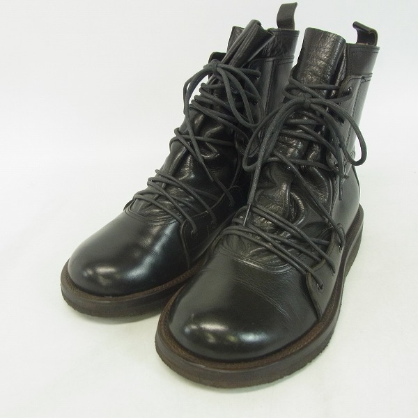 実際に弊社で買取させて頂いたMIHARA YASUHIRO/ミハラヤスヒロ レースアップ レザーブーツ /25.5