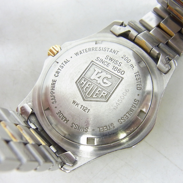 実際に弊社で買取させて頂いたTAG HEUER/タグホイヤー プロフェッショナル クォーツ 腕時計 WK1121【動作未確認】の画像 3枚目