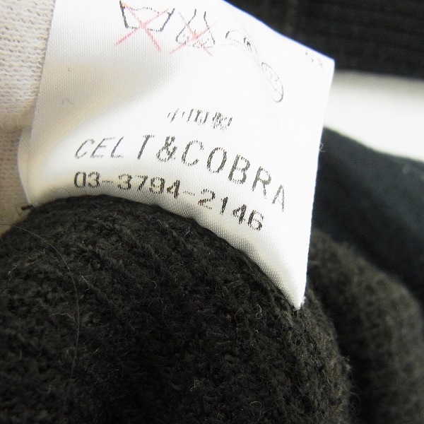 実際に弊社で買取させて頂いたCelt&Cobra/ケルト&コブラ レイヤード 素材切替えシャツ/XSの画像 5枚目