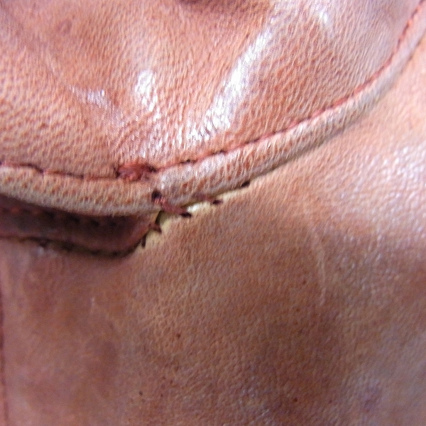 実際に弊社で買取させて頂いたBACKLASH/バックラッシュ ジャパンホースレザーシングルライダース 1367-02/Sの画像 8枚目