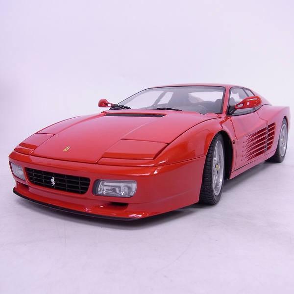 実際に弊社で買取させて頂いた京商 1/18 Ferrari/フェラーリ 512 TR レッド No.08423R ミニカーの画像 3枚目