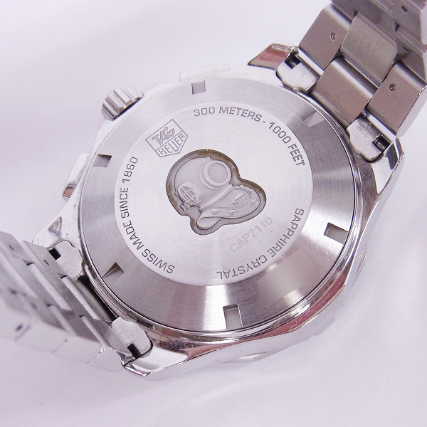 実際に弊社で買取させて頂いた【ギャランティ付】TAG HEUER/タグホイヤー アクアレーサークロノグラフ CAP2110.BA0833 自動巻きの画像 4枚目