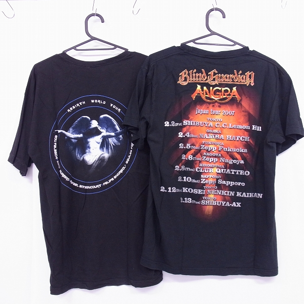 ANGRA/アングラ REBIRTH/ジャパンツアー07 ヘヴィメタル バンドTシャツ