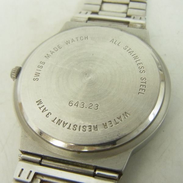 実際に弊社で買取させて頂いたBrooks Brothers/ブルックスブラザース シルバー デイデイト/時計【動作未確認】の画像 3枚目