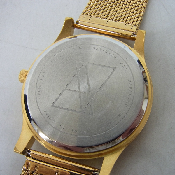 実際に弊社で買取させて頂いたAlive Athletics/アライブアスレティックス  THE CLASSICS METAL ゴールド/腕時計の画像 3枚目