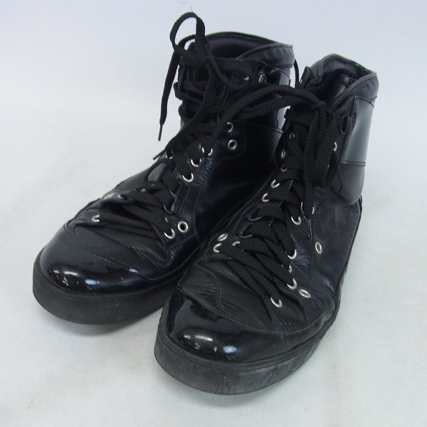 実際に弊社で買取させて頂いたKRIS VAN ASSCHE/クリスヴァンアッシュ レザー ハイカットスニーカー/43