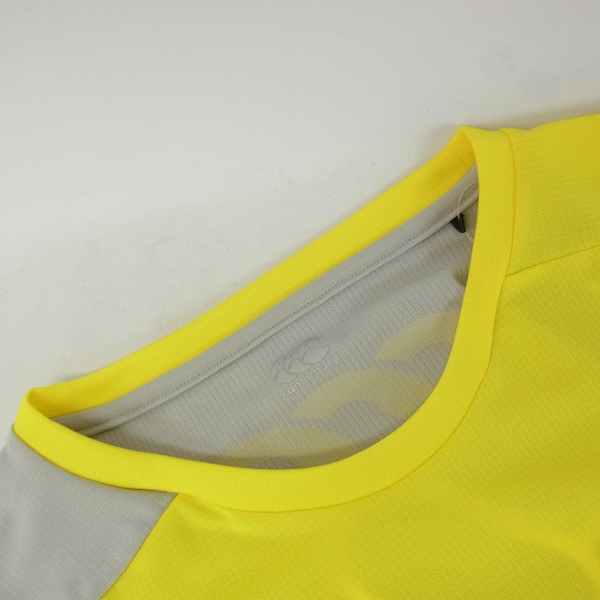 実際に弊社で買取させて頂いた【未使用】CANTERBURY/カンタベリー TOYOTA PRACTICE T-SHIRT Tシャツ R35506TY イエロー/6Lの画像 5枚目