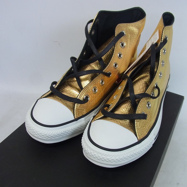 未使用】CONVERSE/コンバース ALL STAR METALLIC PYTHON HI