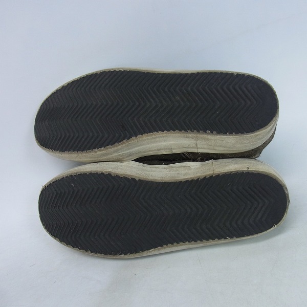 実際に弊社で買取させて頂いたGOLDEN GOOSE/ゴールデングース FRANCY/フランシー サイドジップ ハイカットスニーカー Size：42の画像 2枚目