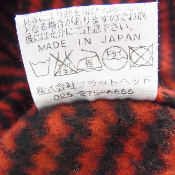 実際に弊社で買取させて頂いたTHE FLAT HEAD/フラットヘッド 千鳥格子/ハウンドトゥース柄 ネルシャツ 38の画像 4枚目