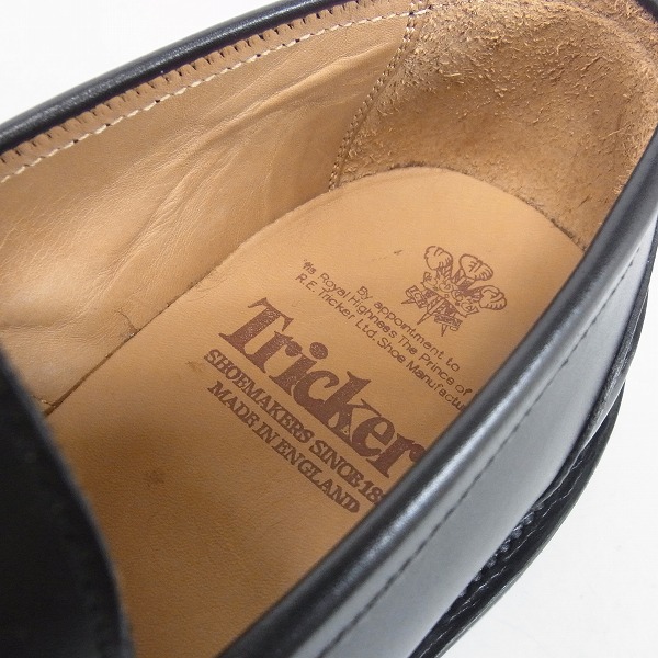 実際に弊社で買取させて頂いたTricker's/トリッカーズ コインローファー JAMES/ジェームス シングルレザーソール 3227/7の画像 4枚目