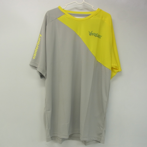 実際に弊社で買取させて頂いた【未使用】CANTERBURY/カンタベリー TOYOTA PRACTICE T-SHIRT Tシャツ R35506TY イエロー/6L
