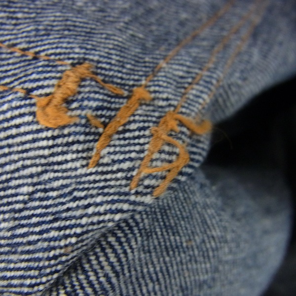 実際に弊社で買取させて頂いたSUGARCANE/シュガーケーン デニム ジャケット/Gジャン M11027/36の画像 6枚目