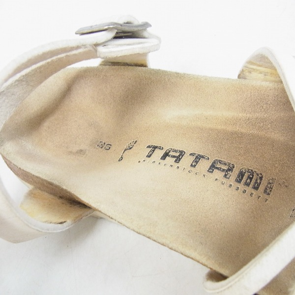 実際に弊社で買取させて頂いたBIRKENSTOCK/ビルケンシュトック TATAMI/タタミ サンダル 969063/36の画像 4枚目