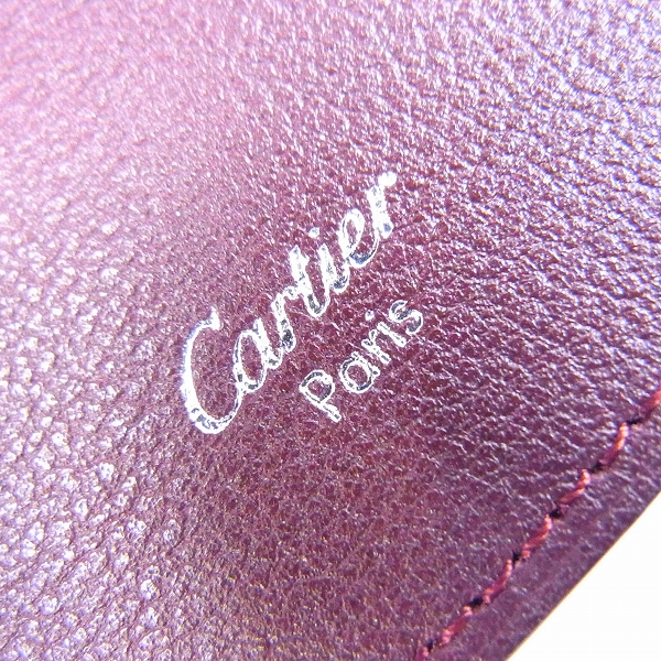 実際に弊社で買取させて頂いたCARTIER/カルティエ カボション カードケース/名刺入れ/カーフレザー L3000591の画像 4枚目